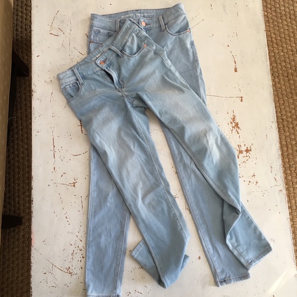Old Navy Rockstar 24/7 Jeans (2) LOT Sz 0 - Picture 4 of 5